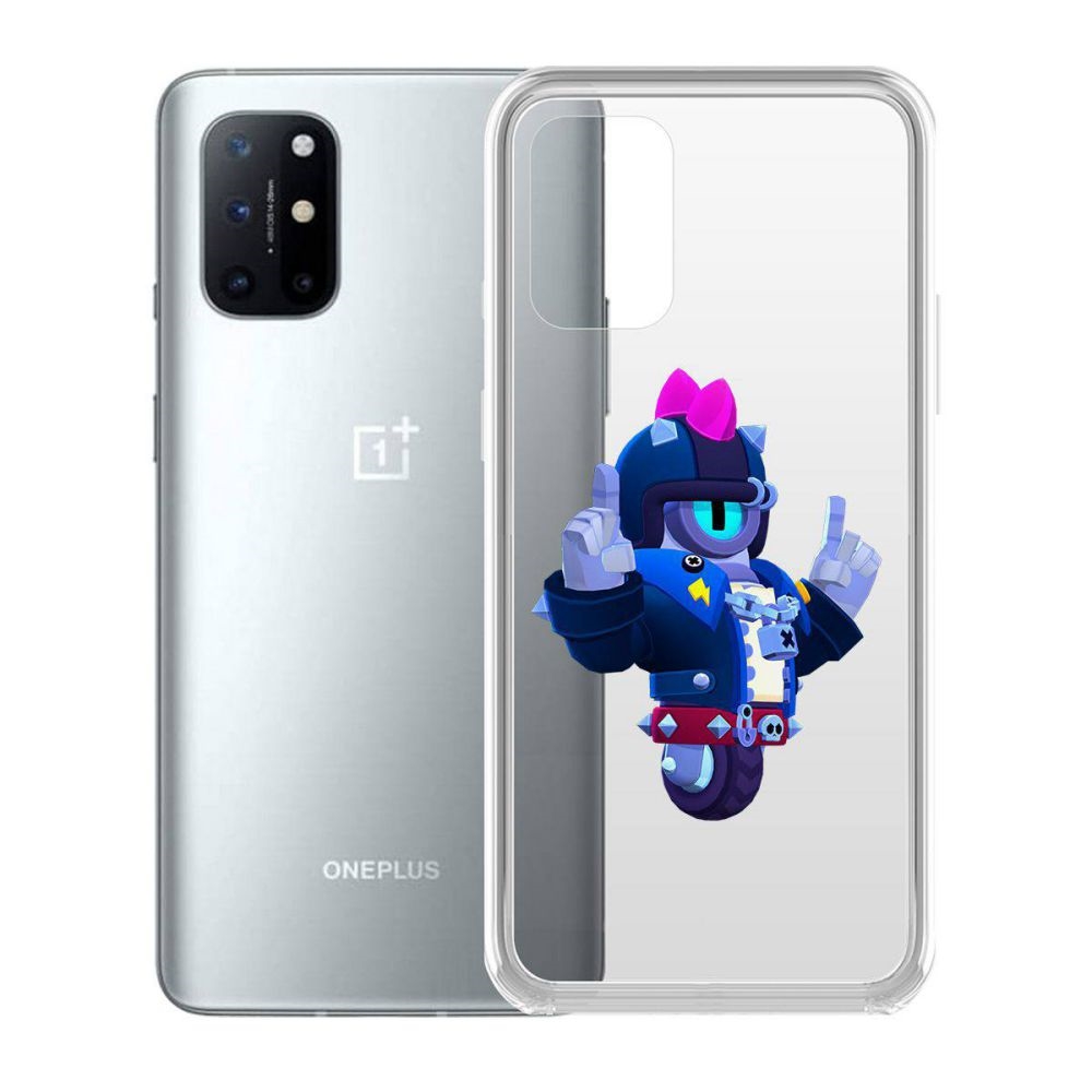 

Чехол-накладка Brawl Stars-Дикий Сту для OnePlus 8T, Прозрачный
