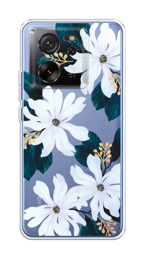 

Чехол на Xiaomi 13T/13T Pro "Delilah Flower", Зеленый;белый, 319850-1