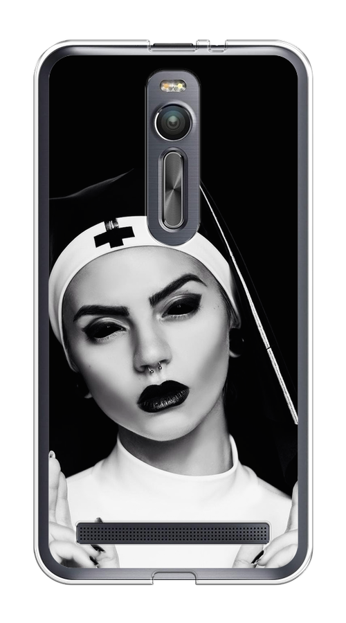 

Чехол Awog на Asus Zenfone 2 ZE550ML/ZE551ML "Черная монашка", Серый;черный, 40550-9