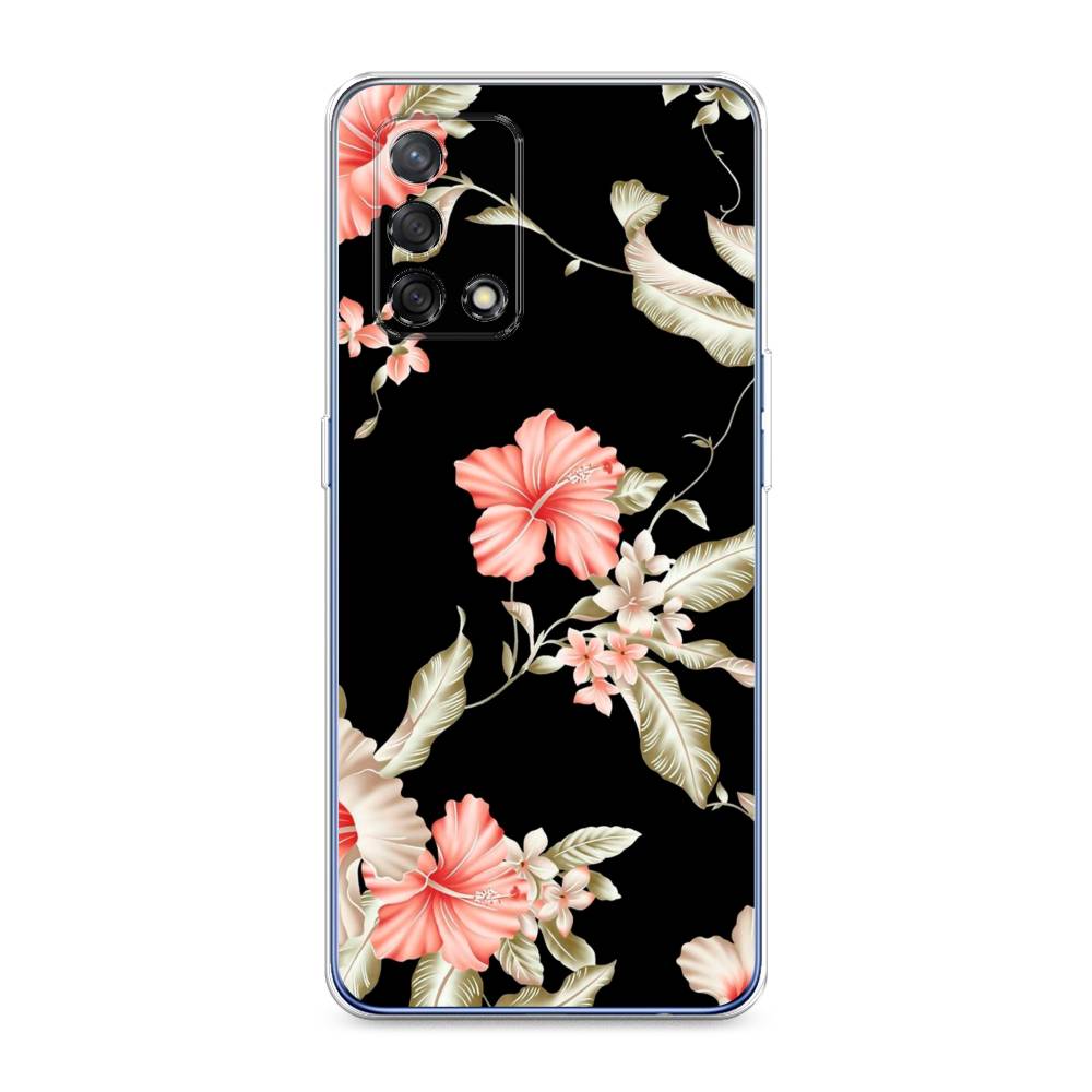 

Чехол Awog на OPPO A74 4G/F19 "Цветы на черном", Разноцветный, 256050-8