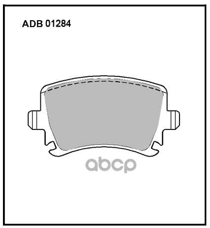 

Колодки дисковые ие Audi A3 диск 16 03 VW T ALLIED NIPPON ADB01284 ADB 01284