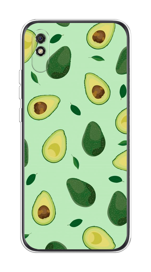 

Чехол на Xiaomi Redmi 9A "Blue avocado", Коричневый;зеленый, 38950-1