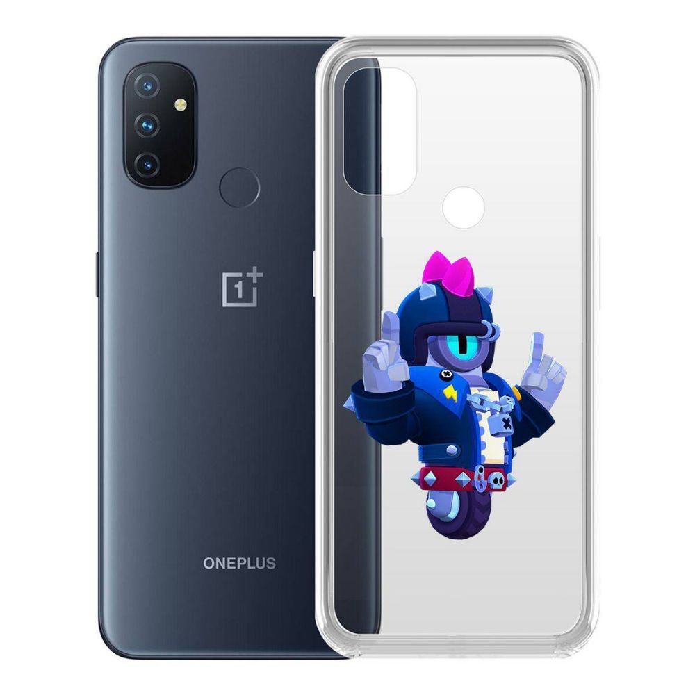 

Чехол-накладка Brawl Stars-Дикий Сту для OnePlus Nord N100, Прозрачный