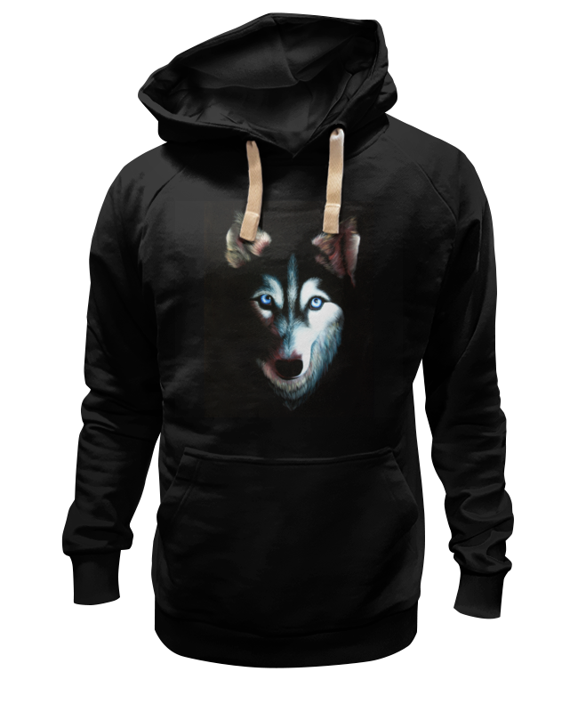 

Худи унисекс Printio Husky черное M, Черный, Husky