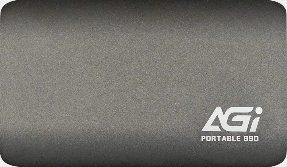 

Внешний SSD диск AGI ED138 1 ТБ, Серый, ED138