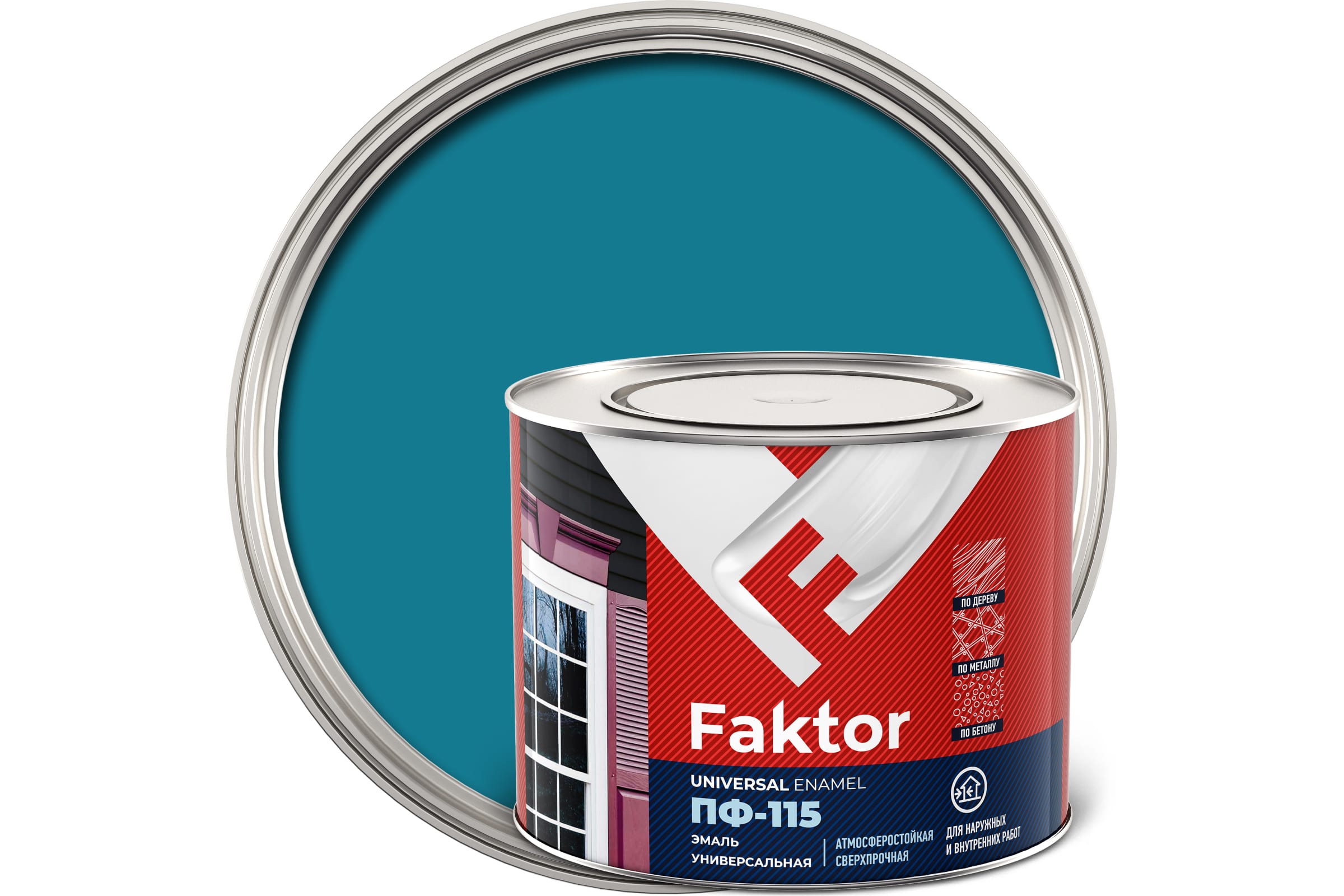 

Эмаль ЯРОСЛАВСКИЕ КРАСКИ FAKTOR ПФ-115 (голубая; банка 1,9 кг) 214713