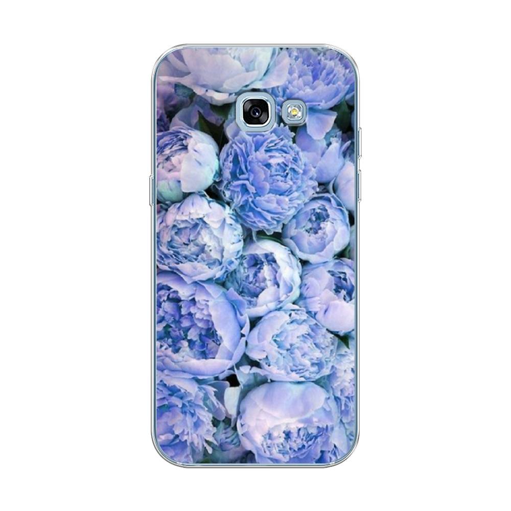

Чехол Awog на Samsung Galaxy A5 2017 / Самсунг A5 2017 "Пионы голубые", Голубой, 20650-8