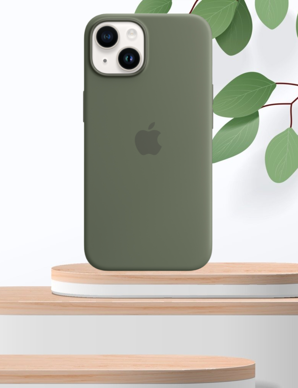 

Чехол Silicone Case MagSafe Apple iPhone 14 OLIVE/ зеленый, Apple iPhone 14