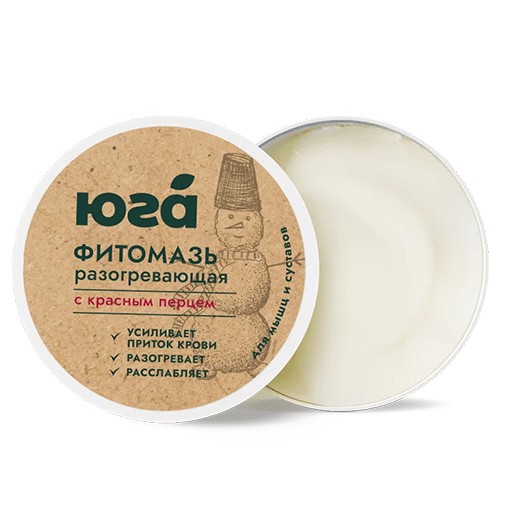 

Фитомазь Юга Горная разогревающая для мышц и суставов 40 г