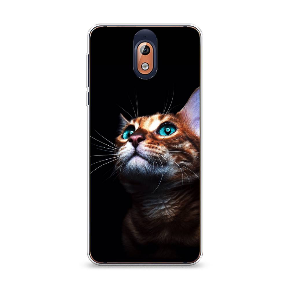 

Чехол Awog на Nokia 3.1 / Нокиа 3.1 "Мечтательный кот", Коричневый, 121650-1
