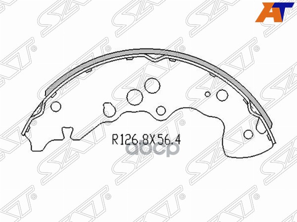 

Колодки тормозные зад SUZUKI GRAND VITARA 01-05/XL-7 01-05 1шт SAT ST-53200-52D10