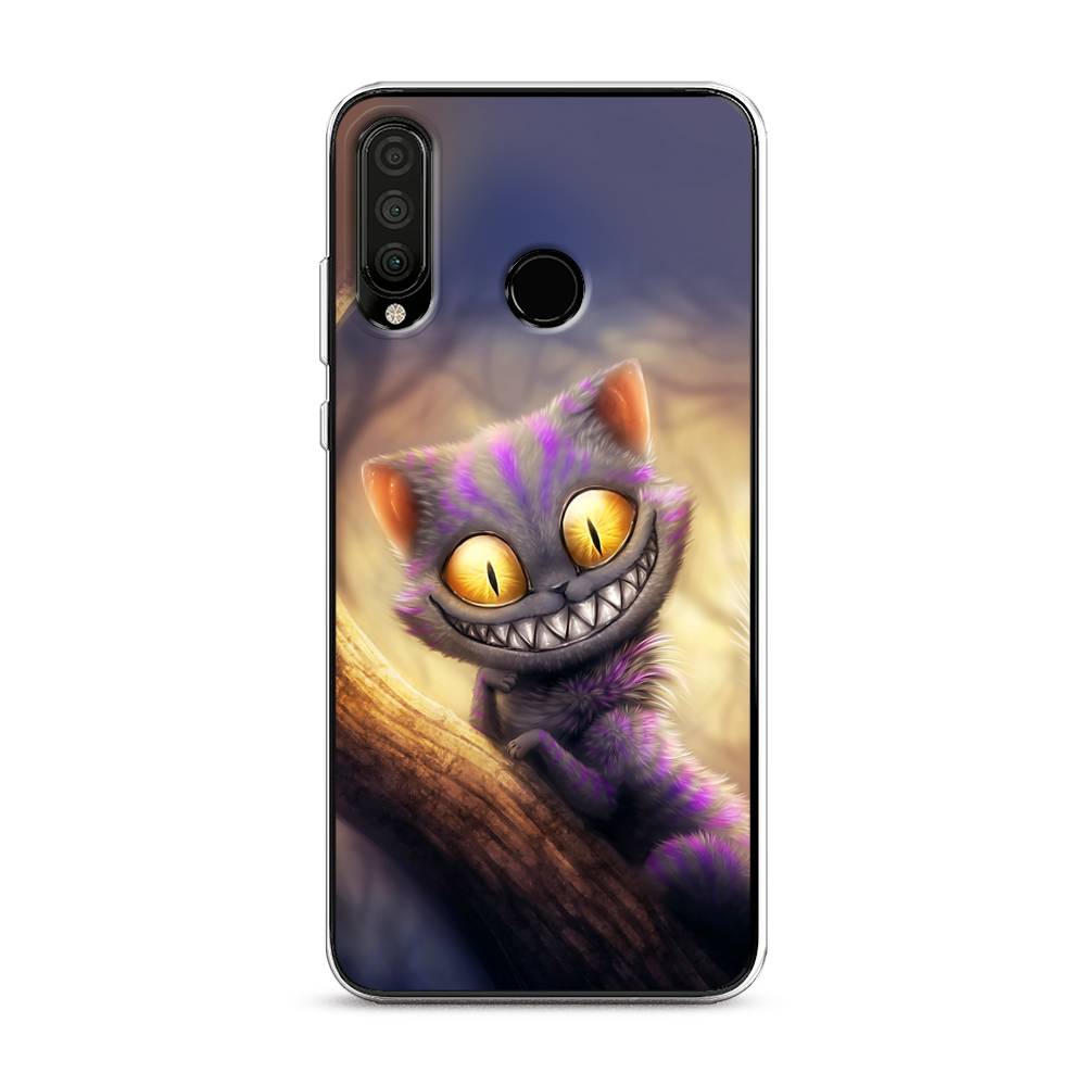 

Чехол Awog на Honor 20 Lite 2020 "Cheshire Cat", Фиолетовый;желтый, 611250-1