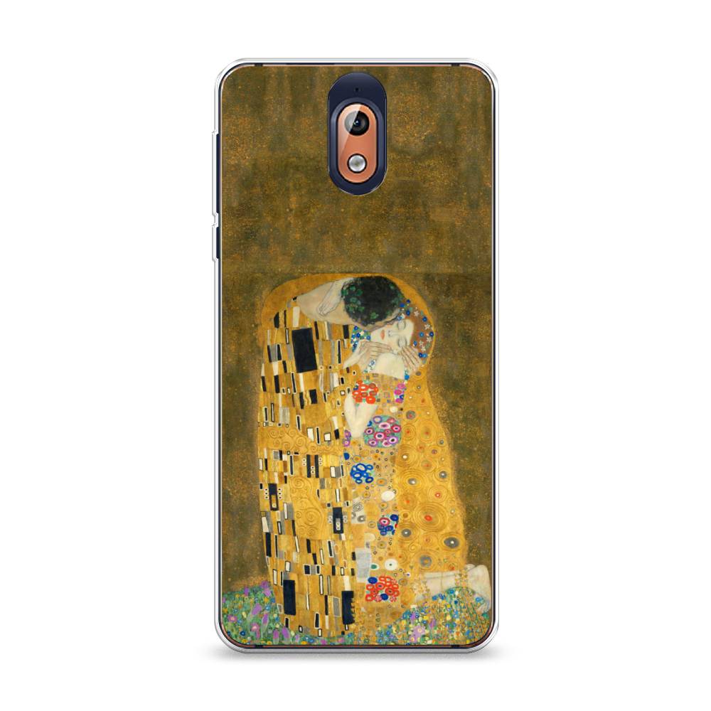 

Чехол Awog на Nokia 3.1 / Нокиа 3.1 "Поцелуй Гюстава Климта", Желтый;коричневый, 121650-9