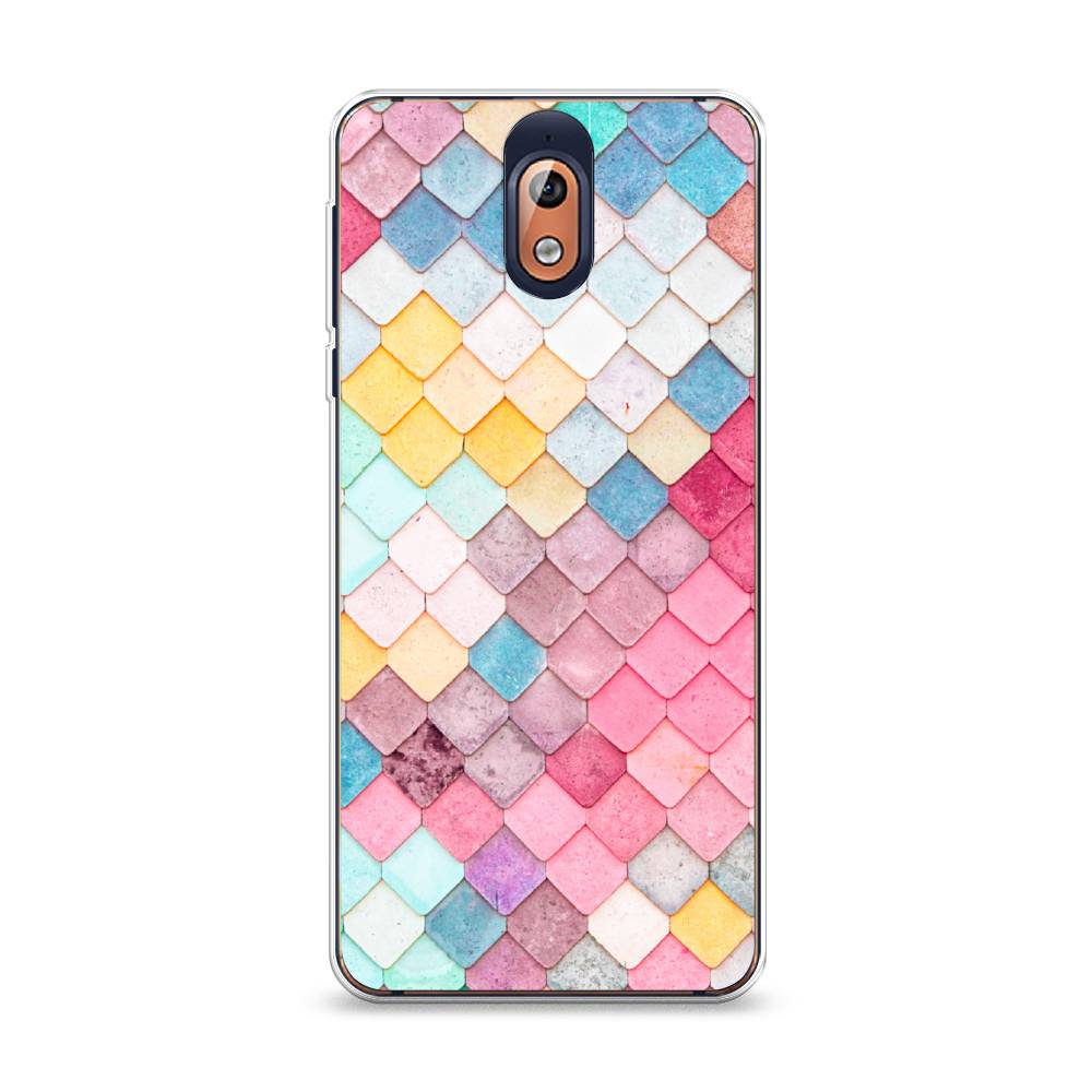 

Чехол Awog на Nokia 3.1 / Нокиа 3.1 "Нежные ромбики", Красный, 121650-4
