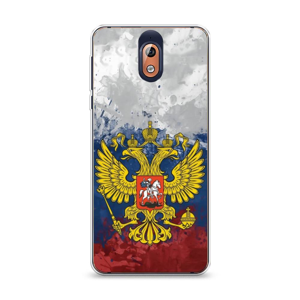 

Чехол Awog на Nokia 3.1 / Нокиа 3.1 "РФ", Белый;синий;красный, 121650-5