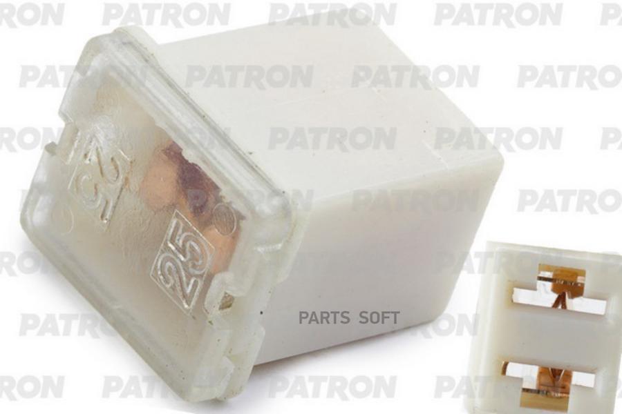 Предохранитель блистер 1шт PAL LOW PROFILE Fuse 25A белый 16x12x10mm PATRON PFS181