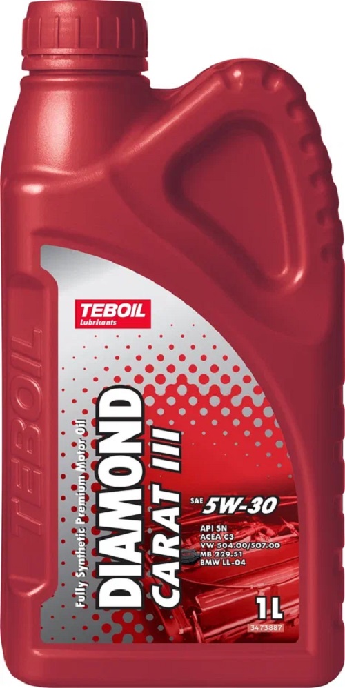 Моторное масло TEBOIL Diamond Carat III 5W-30 Синтетическое 1 л