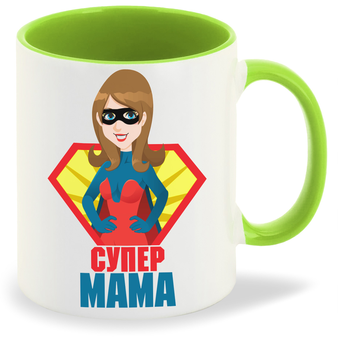 

Кружка CoolPodarok Супер мама, Супер мама