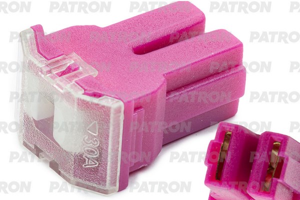 Предохранитель блистер 1шт PFA Fuse (PAL312) 30A розовый 30x15.5x12.5mm PATRON PFS101