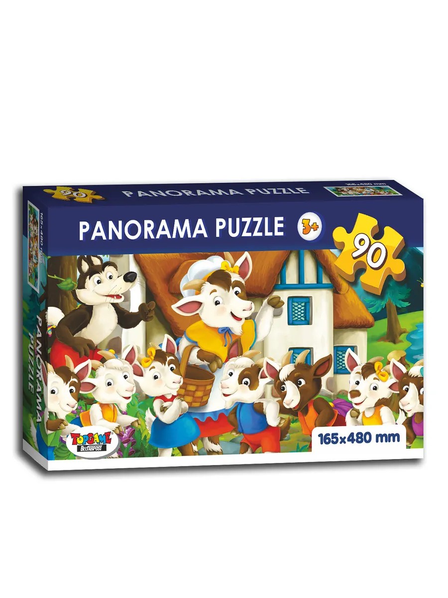 

Пазл Panoramaм TOPGAME Волк и 7 козлят 90 элементов 1527