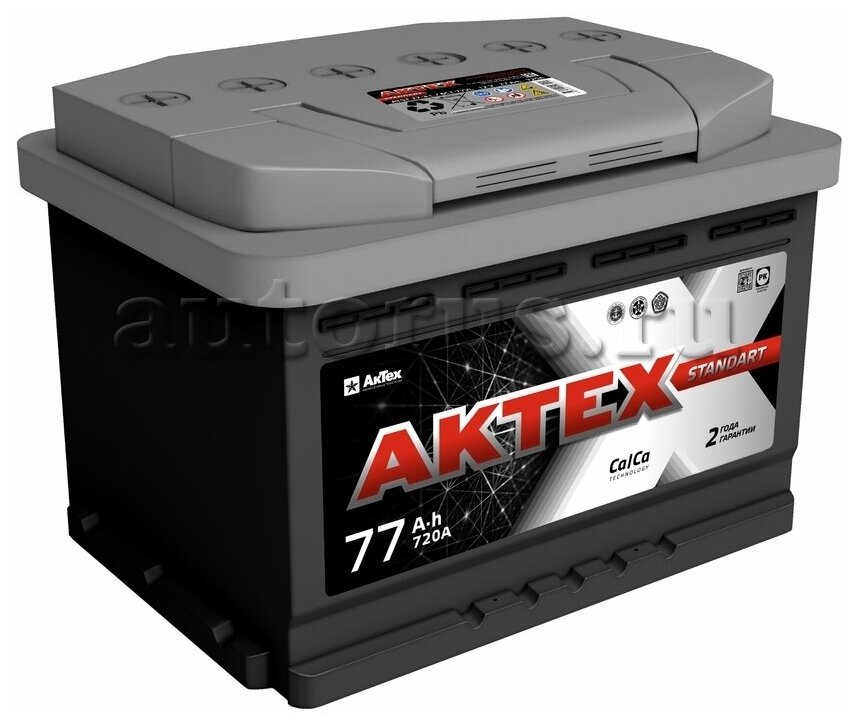 

Аккумулятор АКТЕХ 77 А/ч прямая L+ 278x175x190 EN720 А ATST 77-3-L, ATST773L