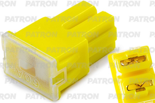 

Предохранитель блистер 1шт PFB Fuse (PAL293) 60A желтый 30x15.5x12.5mm PATRON PFS112