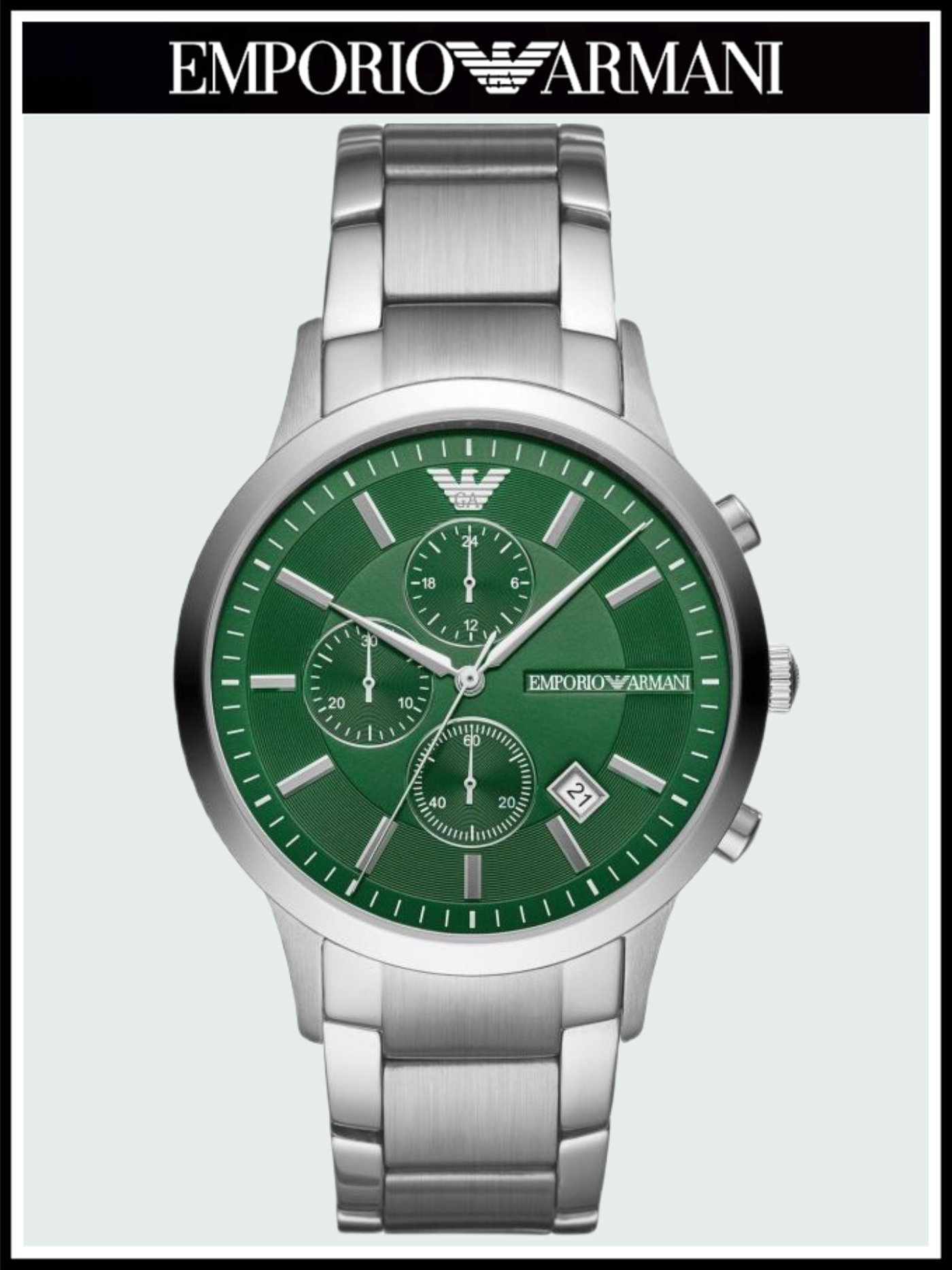 

Наручные часы мужские Emporio Armani A11507R серебристые, A11507R