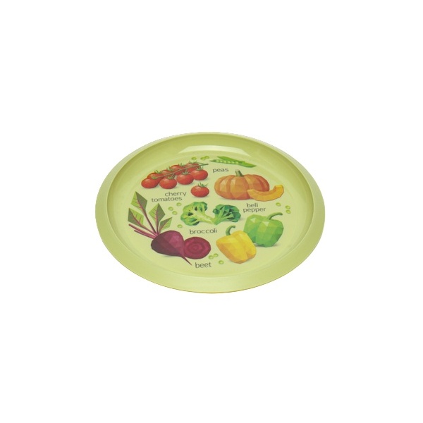Тарелка плоская d21,5см цвет салатовый