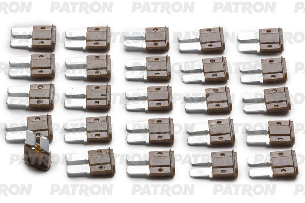 Предохранитель пласткоробка 25шт MICRO2 Fuse 75A коричневый PATRON PFS054 4500₽