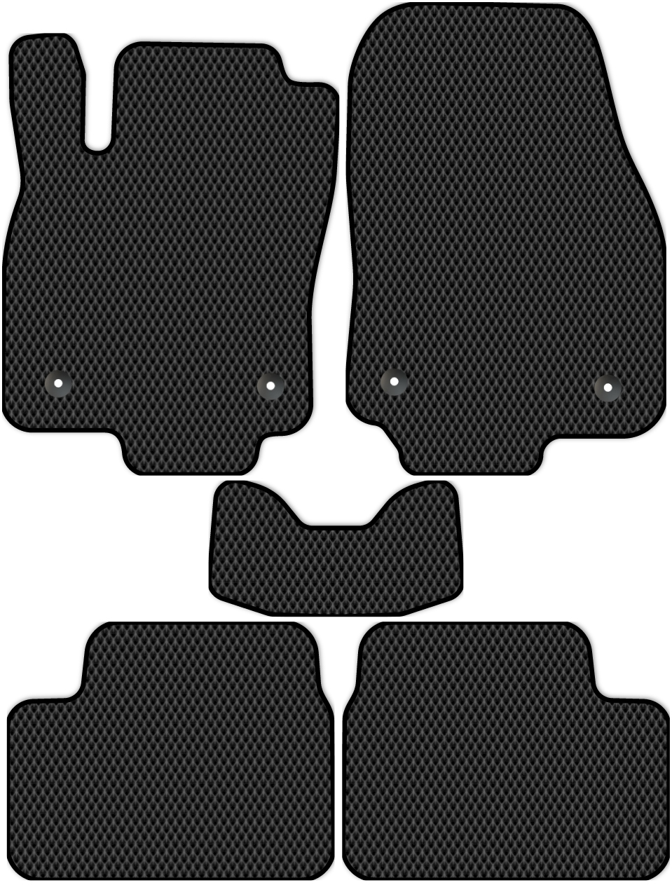 

Коврики ЭВА в салон для Opel Astra 3 (L48) 2004 - 2011, 5 шт. черный, 3803-S5YLT-H