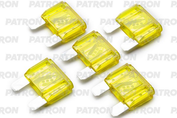 

Предохранитель пласт.коробка 5шт MAXI Fuse 20A желтый PATRON PFS062