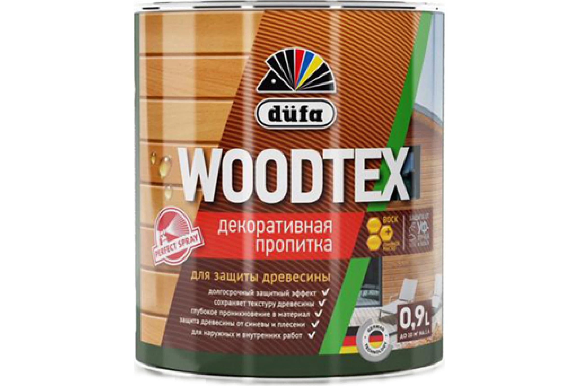Dufa Пропитка Wood Tex дуб 0,9л Н0000006078