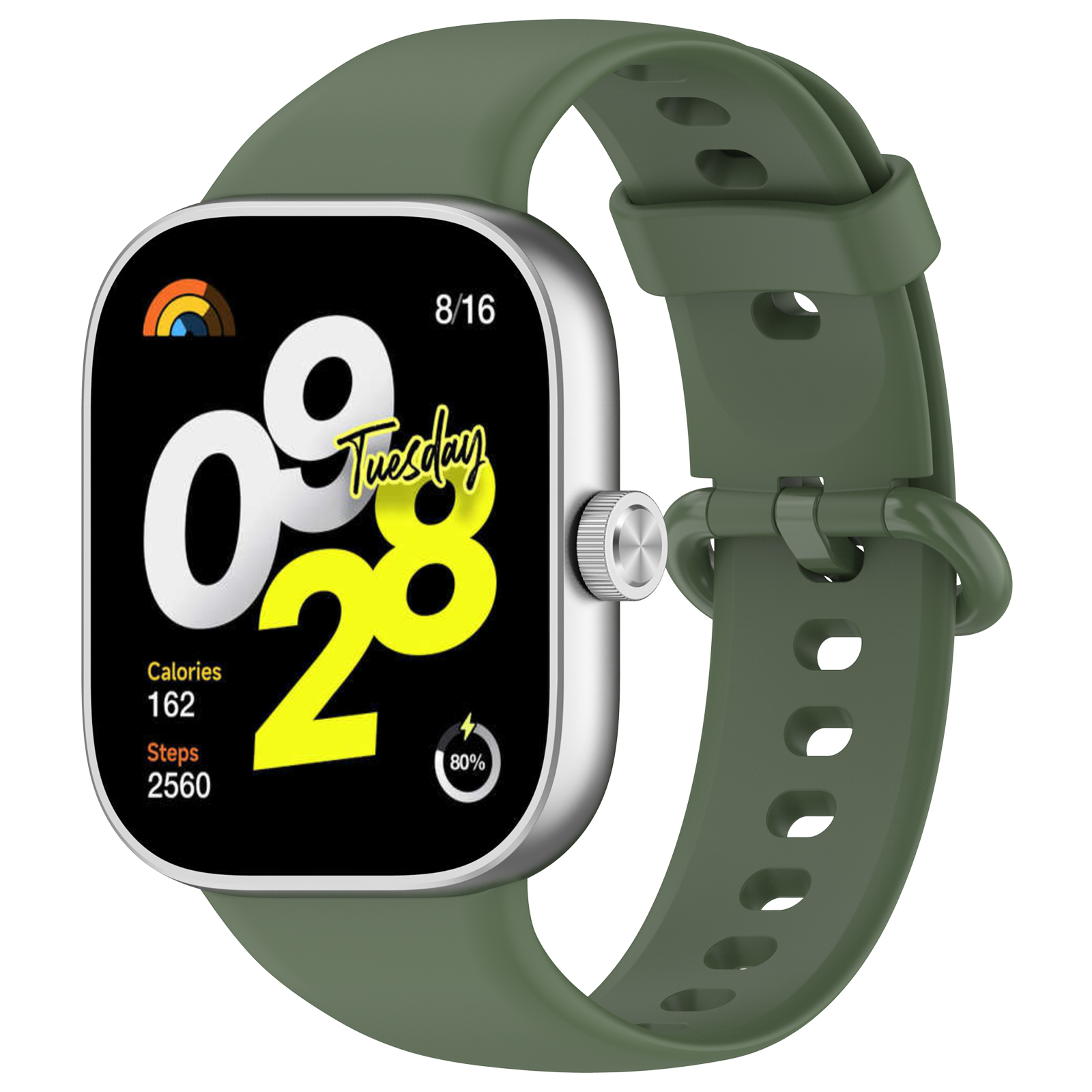 

Cиликоновый ремешок для Xiaomi Mi Band 8 Pro / Redmi Watch 4, темно-зеленый, Mi Band 8 Pro / Redmi Watch 4