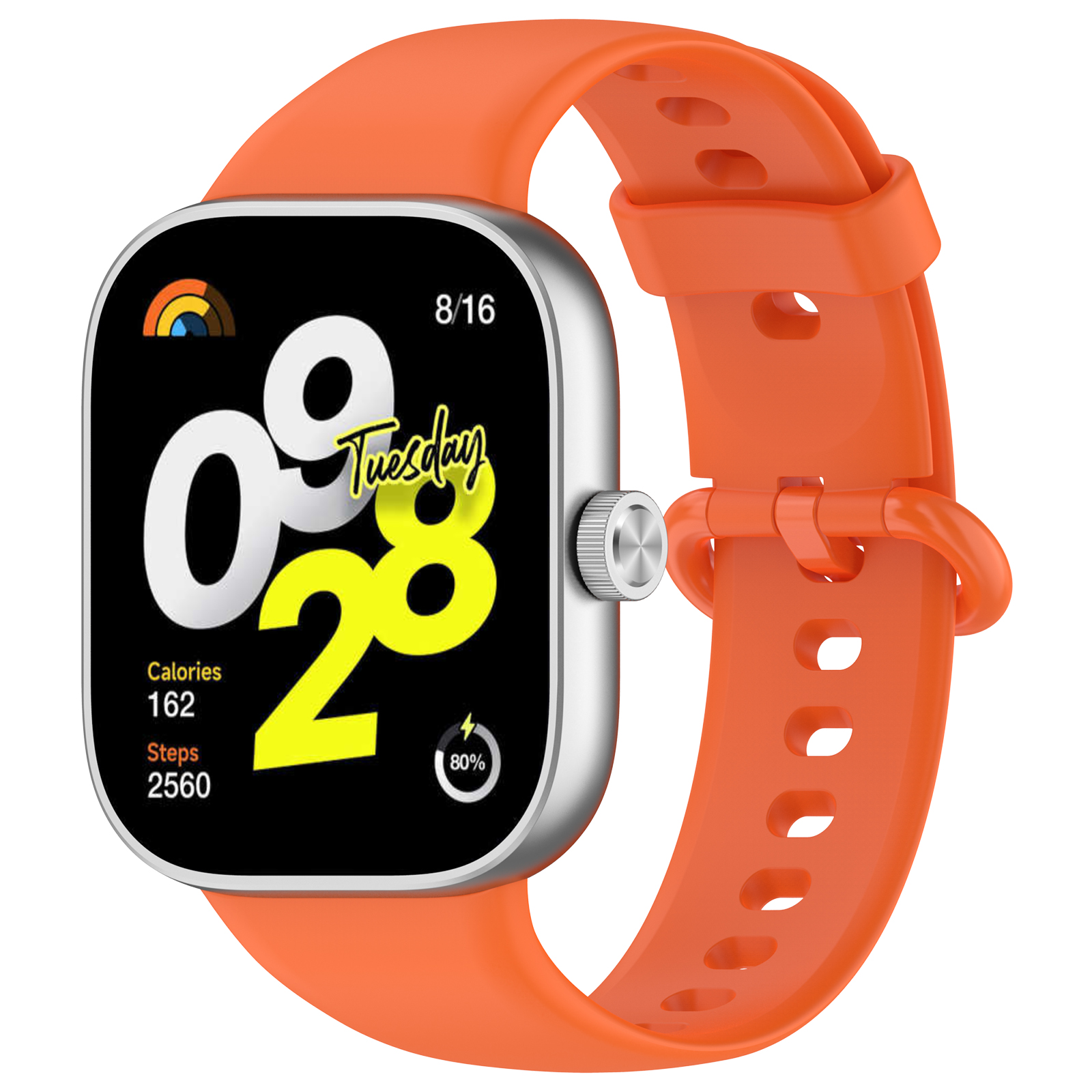 

Cиликоновый ремешок для Xiaomi Mi Band 8 Pro / Redmi Watch 4, оранжевый, Mi Band 8 Pro / Redmi Watch 4