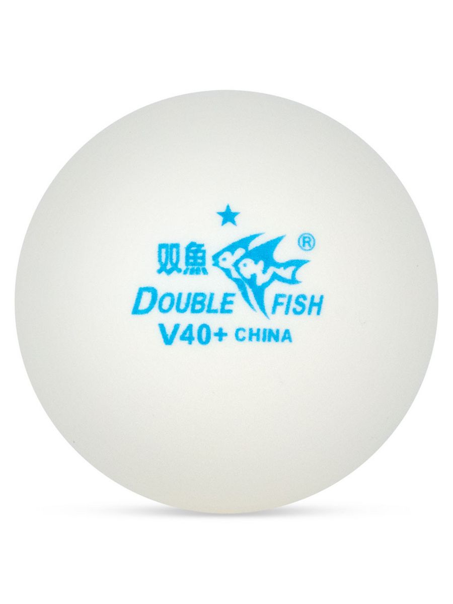 Мяч для настольного тенниса Double Fish 1* Ball упак 100 шт белый