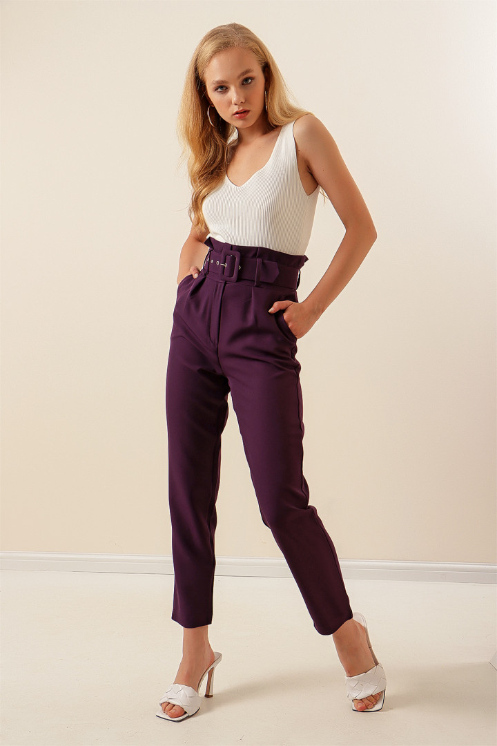 

Брюки Giensonline Z-000007383_C27 фиолетовые 44 (товары доставляются из-за рубежа), Z-000007383_C27