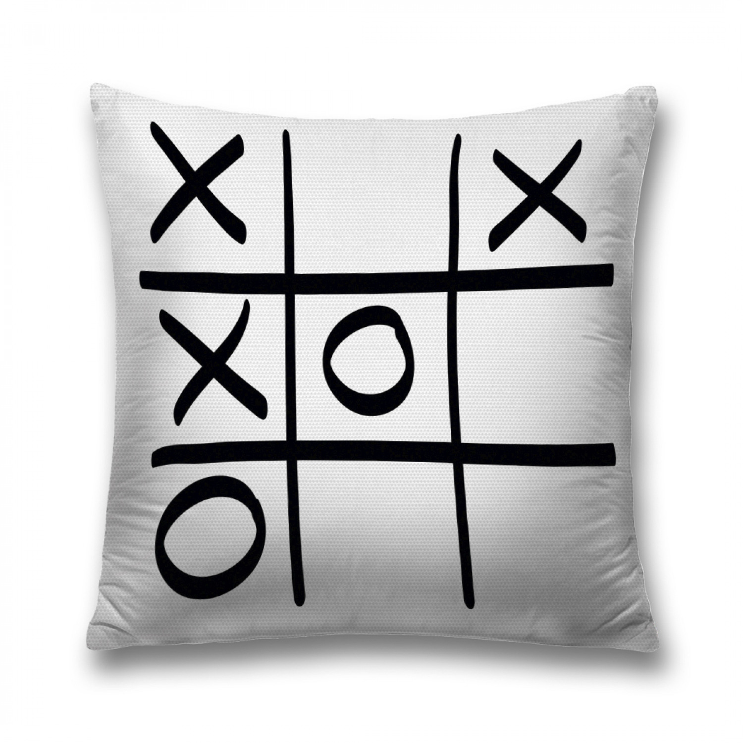 

Наволочка декоративная JoyArty "Игра в крестики-нолики" на молнии, 45x45 см, Игра в крестики-нолики