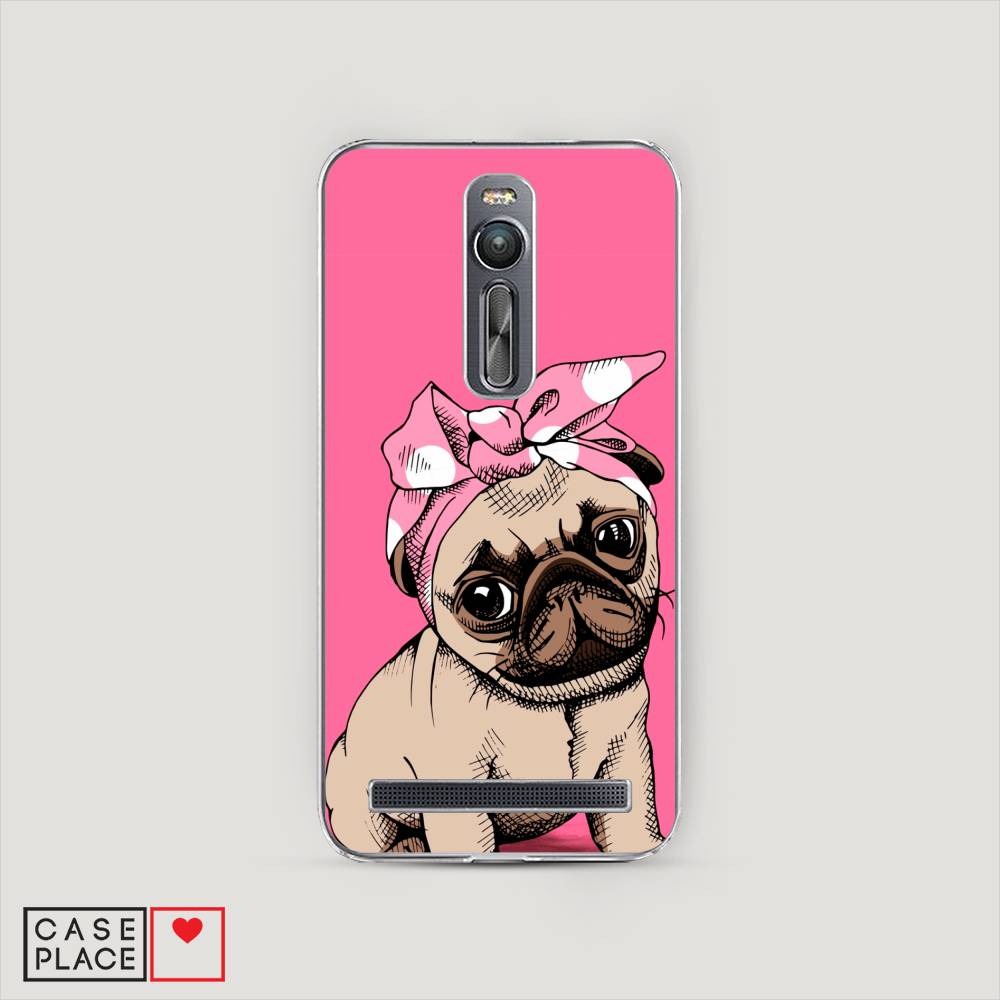 фото Чехол awog "dog pin-up" для asus zenfone 2 ze550ml/ze551ml