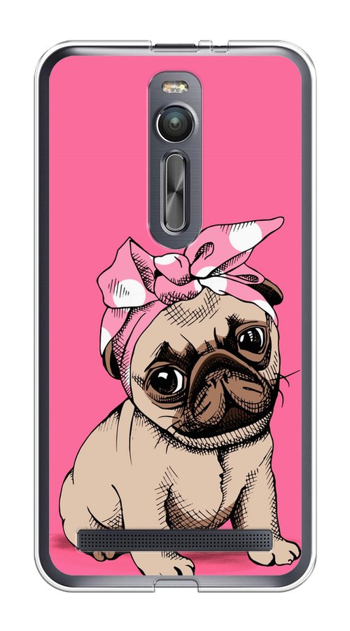 

Чехол Awog на Asus Zenfone 2 ZE550ML/ZE551ML "Dog Pin-Up", Розовый;бежевый, 40550-2