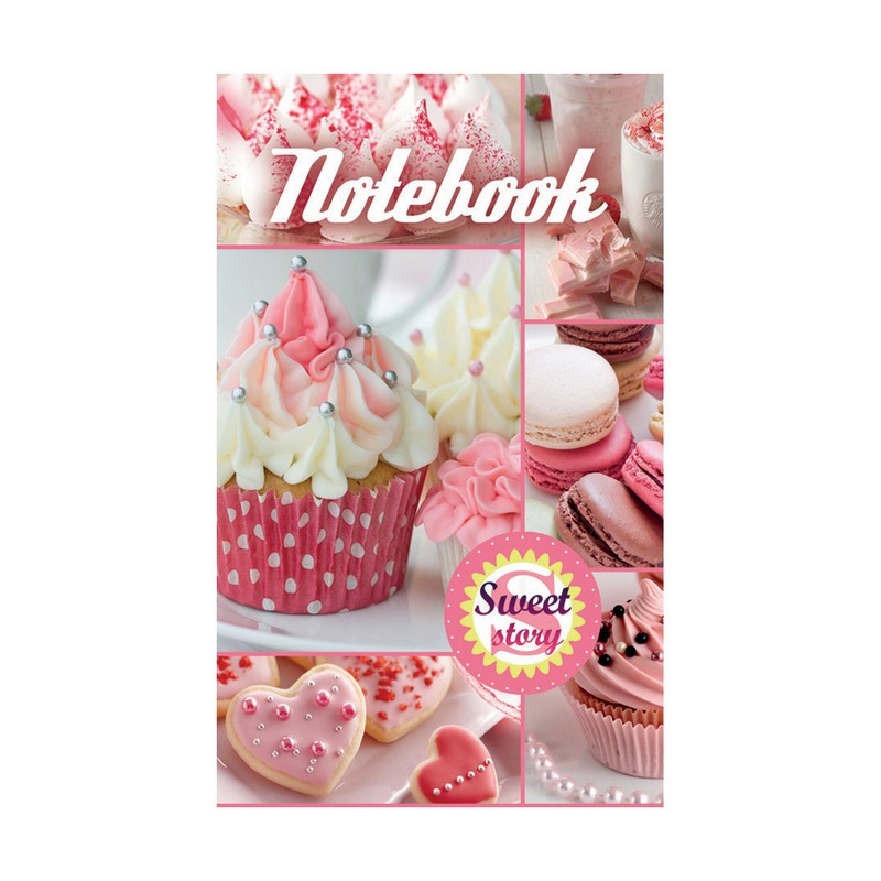 

Блокнот А7,40л,клетка,скрепка,обл.мел.карт. Sweet Story Б40А7М216/6 2вида, 180 шт.