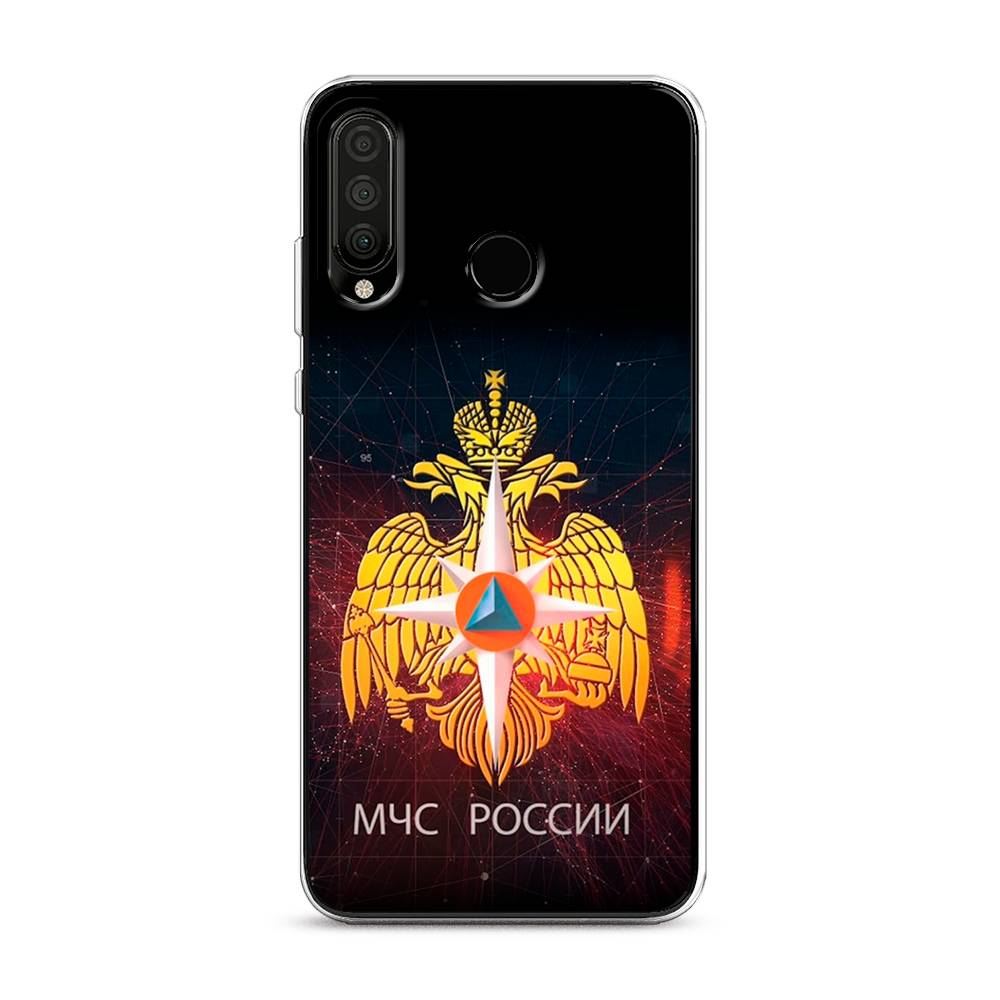 

Чехол Awog на Honor 20 Lite 2020 "МЧС России", Черный;желтый;красный, 611250-5
