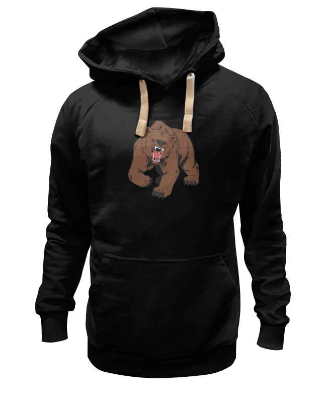 

Худи унисекс Printio Bear / медведь черное XS, Черный, Bear / медведь