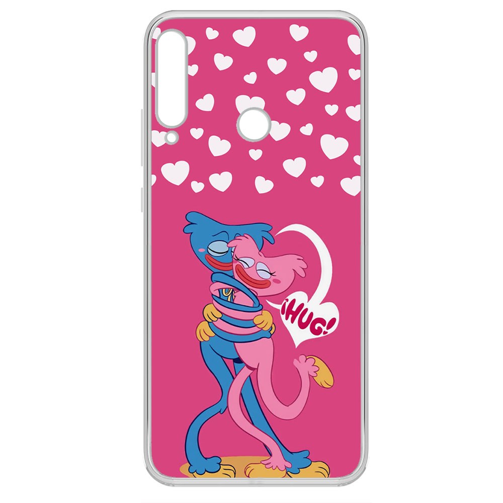 фото Чехол-накладка krutoff clear case хаги ваги и киси миси обнимашки для huawei p40 lite e