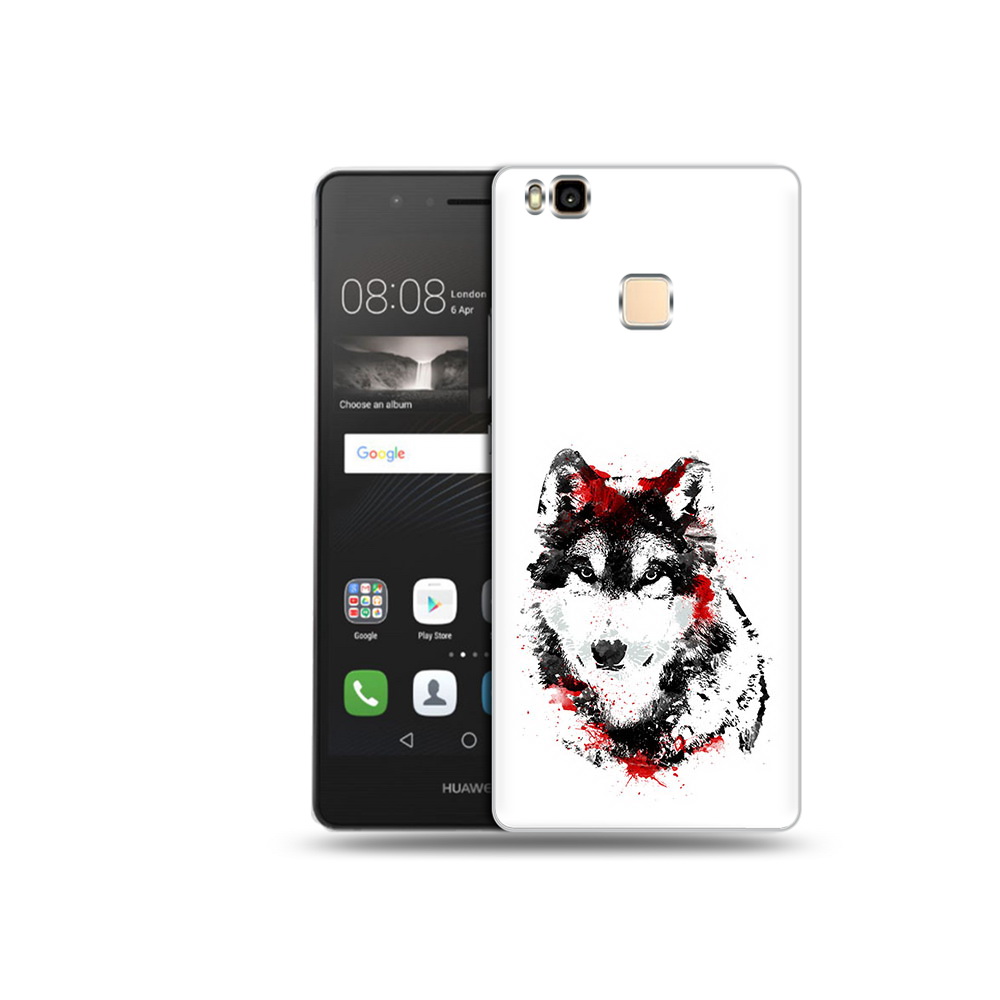 

Чехол MyPads Tocco для Huawei P9 Lite кровавый волк (PT74547.57.416), Прозрачный, Tocco