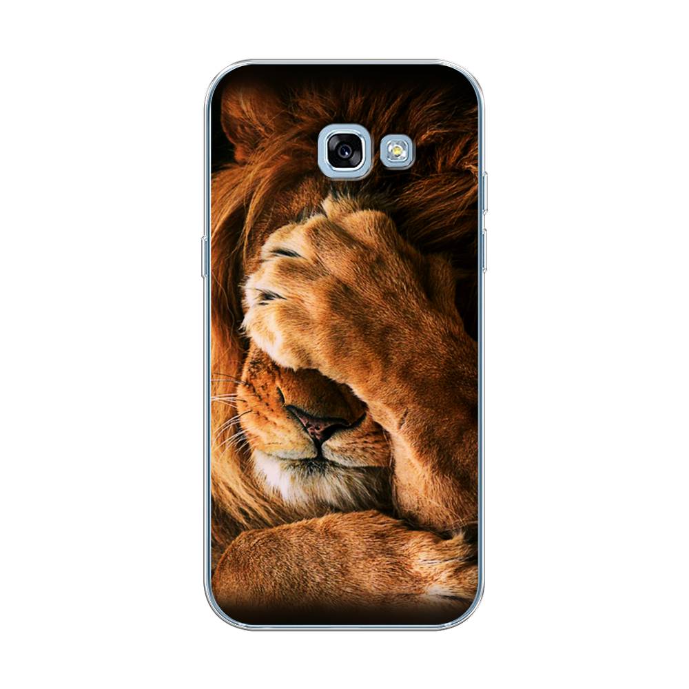 

Чехол Awog на Samsung Galaxy A5 2017 / Самсунг A5 2017 "Львиный стыд", Коричневый;черный, 20650-1