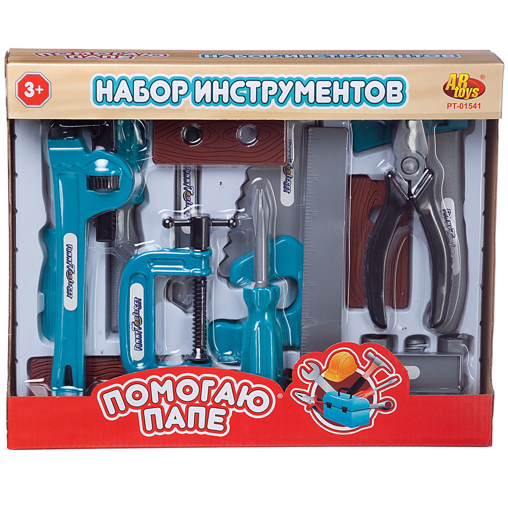 фото Набор abtoys помогаю папе инструменты с топором, в коробке pt-01541/2