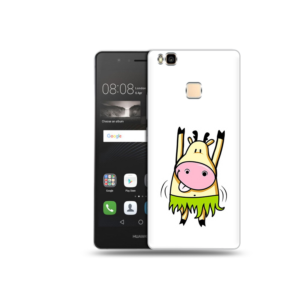 

Чехол MyPads Tocco для Huawei P9 Lite Веселая корова (PT74547.57.42), Прозрачный, Tocco