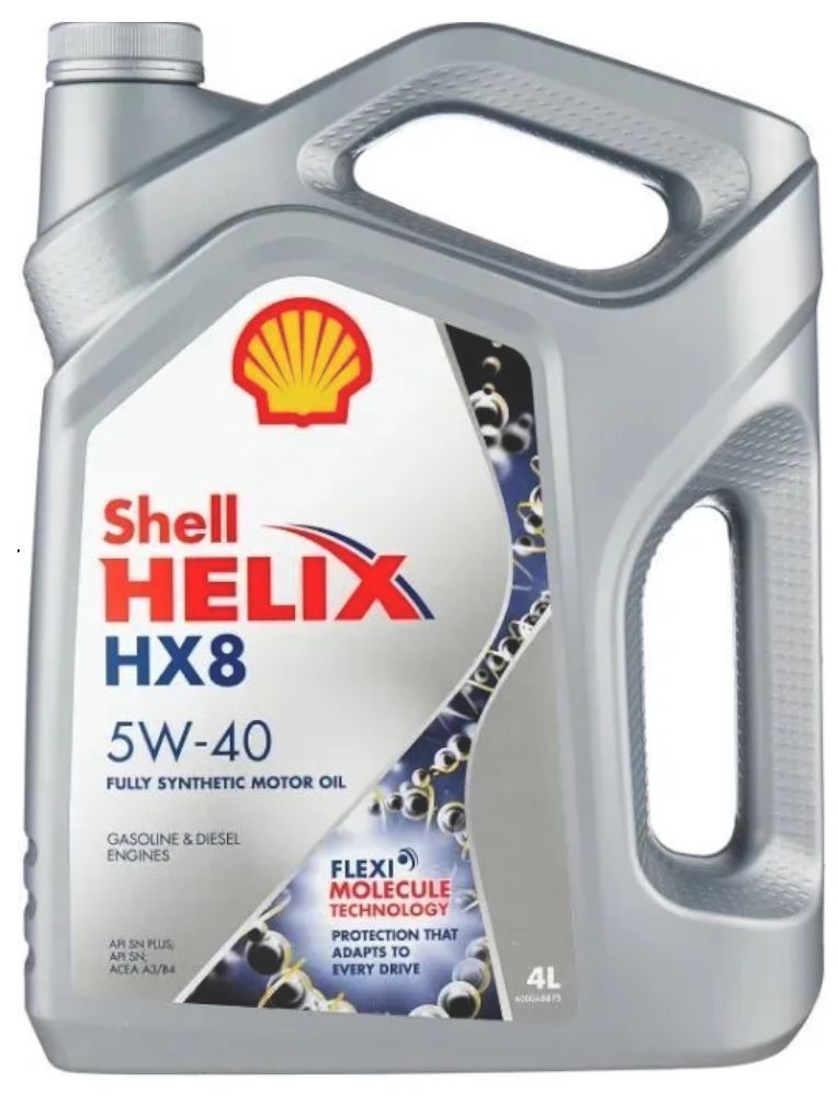 фото Моторное масло shell helix нх8 5w-40 4л синтетическое