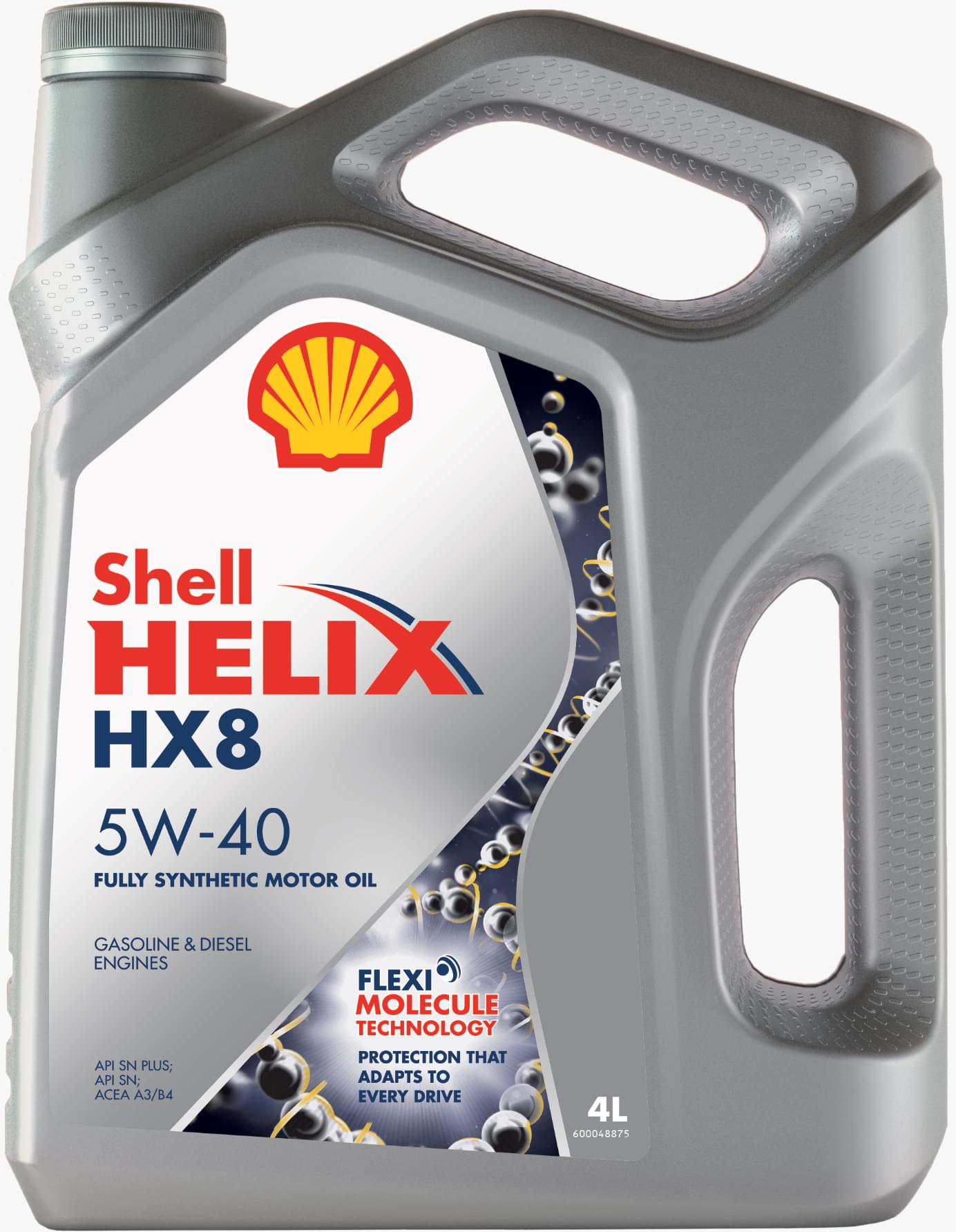 Моторное масло Shell синтетическое Helix НХ8 5W40 4л