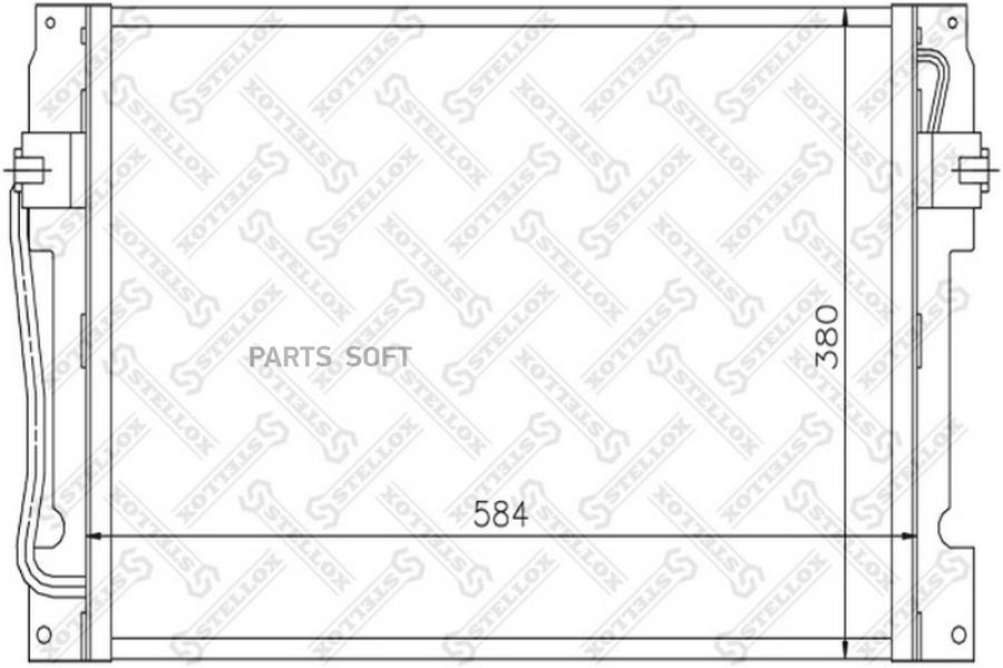 

STELLOX Радиатор кондиционера STELLOX 1045168sx